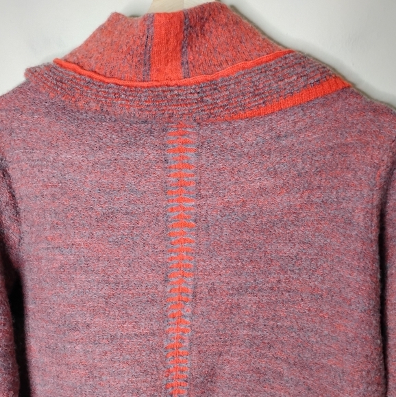 Crea Concept Wool Sweater Textured Knit | Made in Italy Artsy Minimalist - Picture 7 of 10
